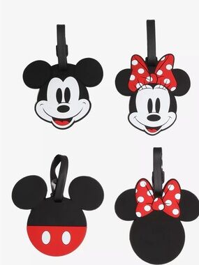 Disney Mickey & Minnie Luggage Tag Set